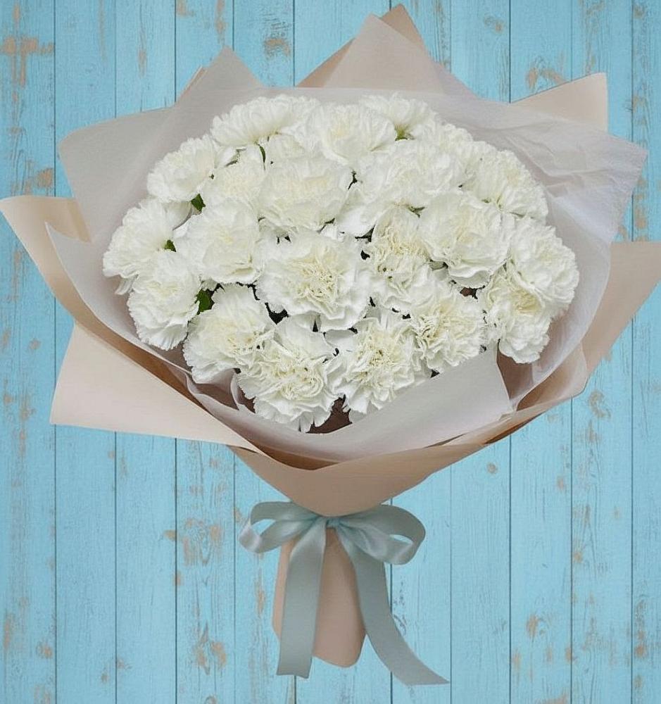 Букет цветов из: Гвоздики в Ильинке Новокузнецк