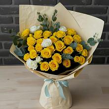 Букет цветов из:  Розы #REPLACE_PRED# Ильинке Новокузнецк