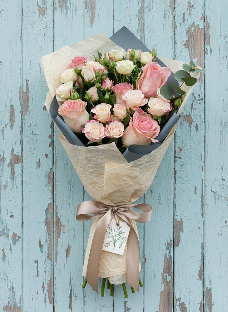 Букет цветов из: Розы в Ильинке Новокузнецк