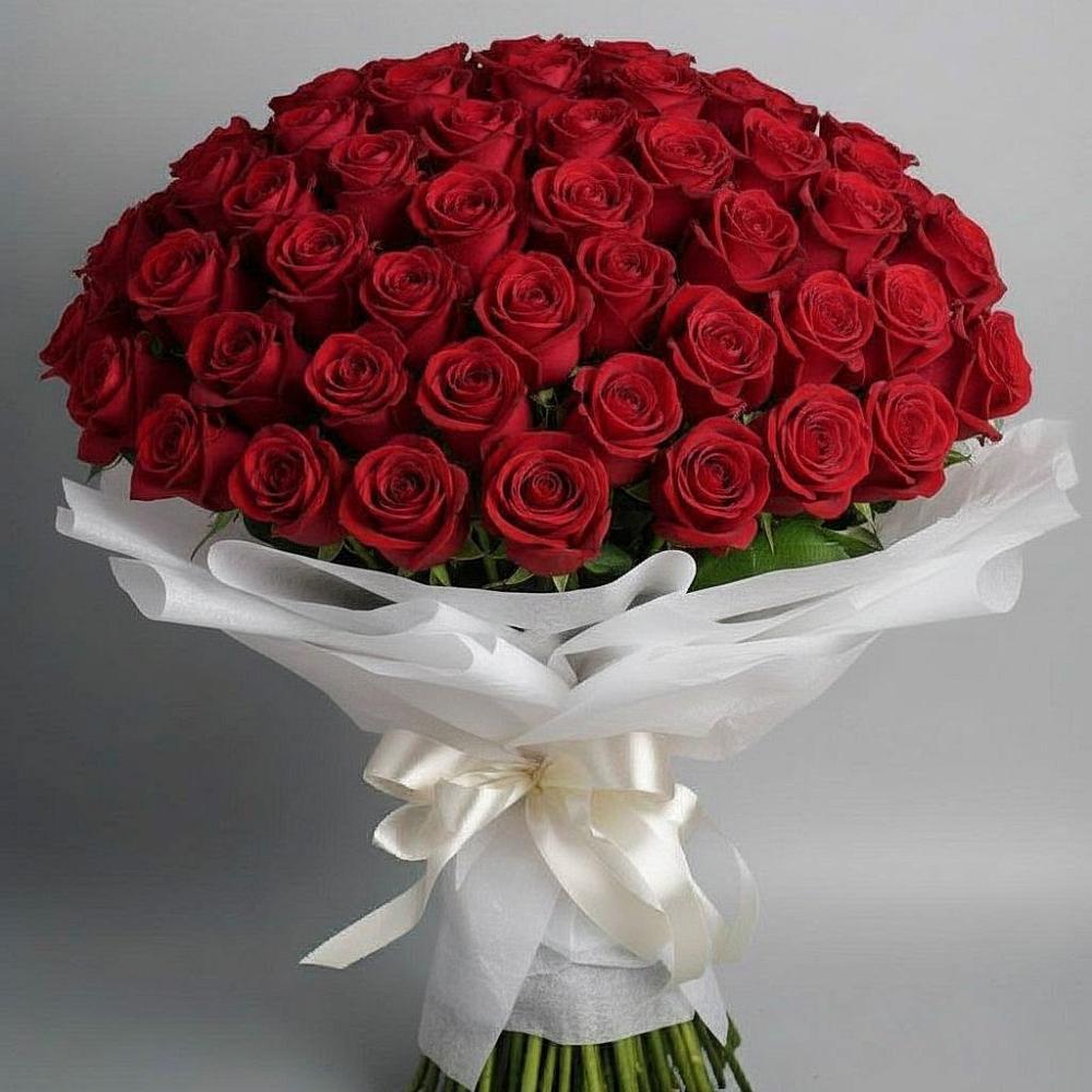 Букет 101 Красная роза Блэк Мэджик в Ильинке Новокузнецк