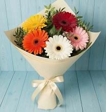 Букет цветов из:  Герберы в Ильинке Новокузнецк