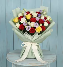 Букет цветов из:  Розы #REPLACE_PRED# Ильинке Новокузнецк