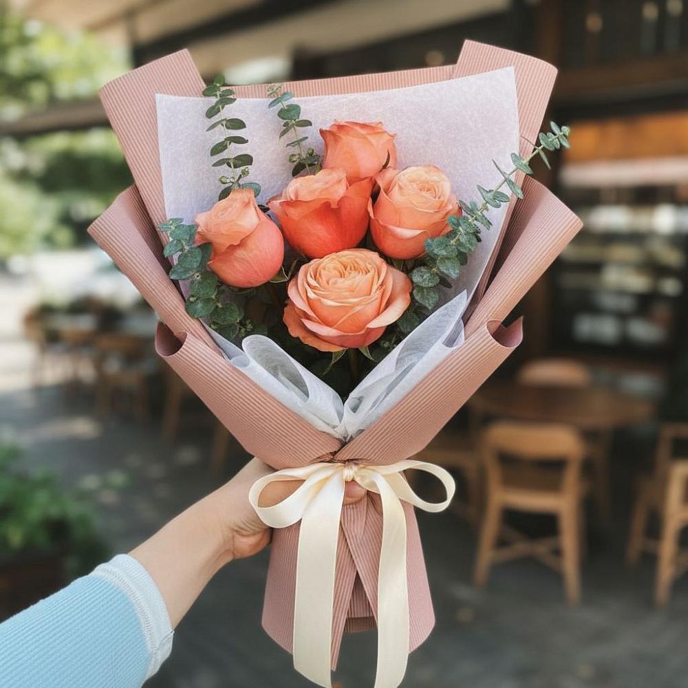 Букет цветов из: Розы в Ильинке Новокузнецк