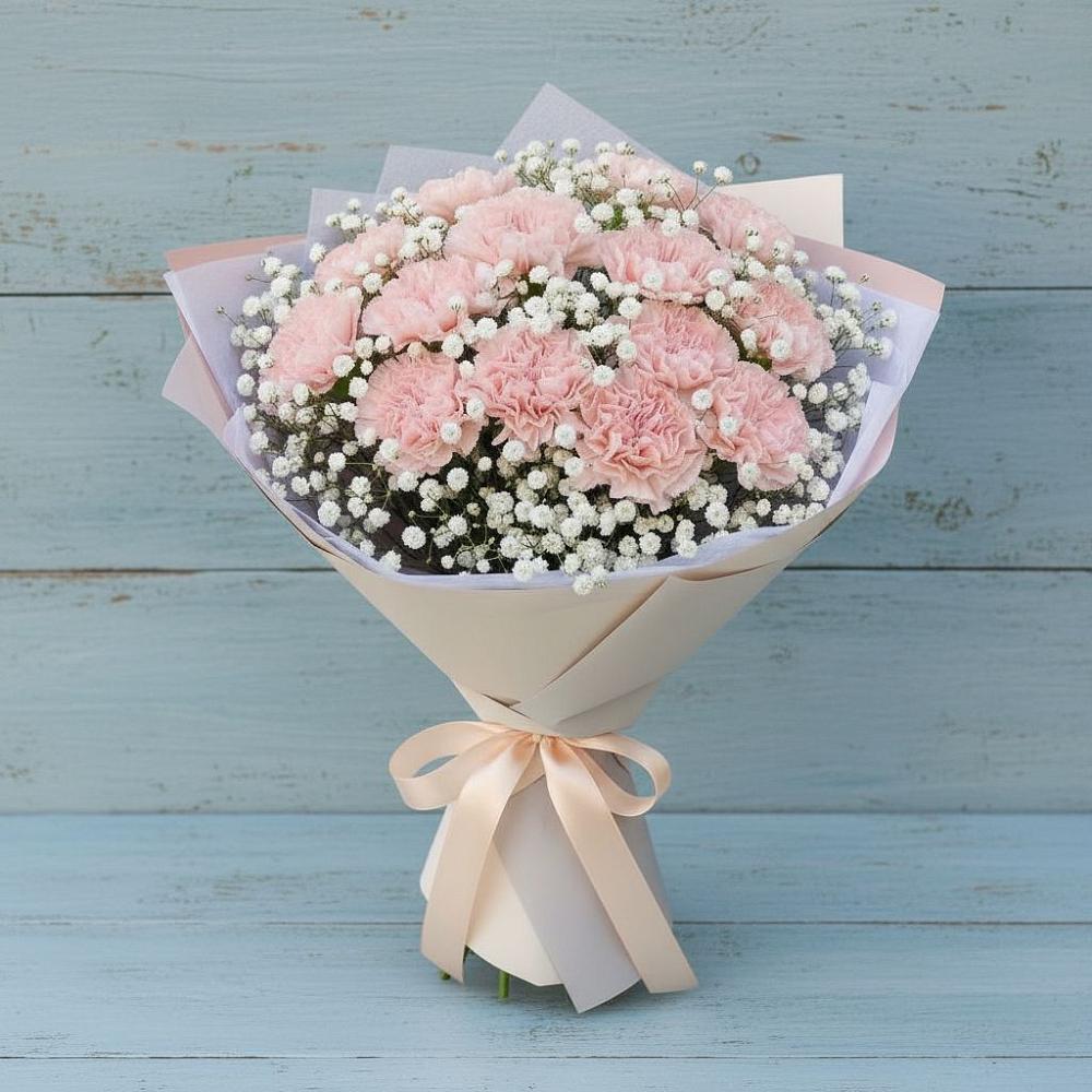 Букет цветов из: Гвоздики в Ильинке Новокузнецк