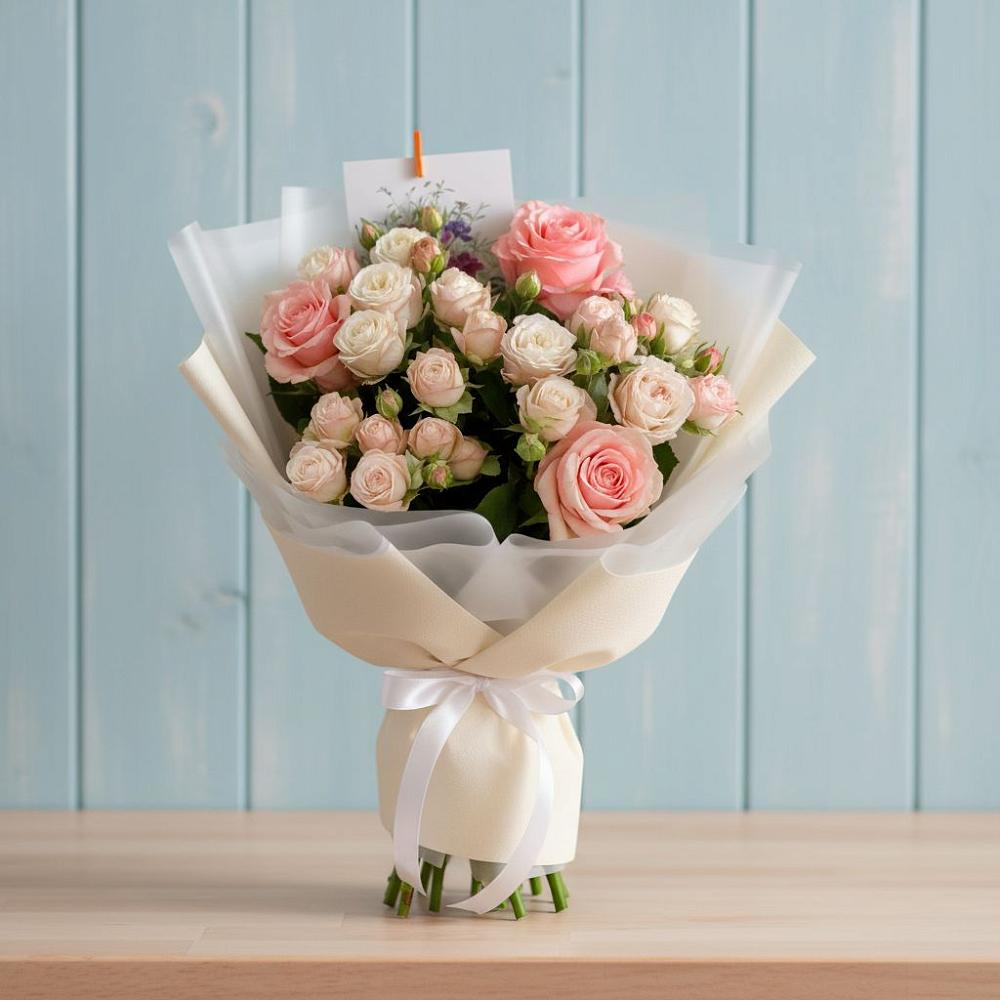 Букет цветов из: Розы в Ильинке Новокузнецк