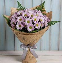 Букет цветов из:  Хризантемы #REPLACE_PRED# Ильинке Новокузнецк