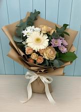 Букет цветов из:  Герберы и Хризантемы в Ильинке Новокузнецк