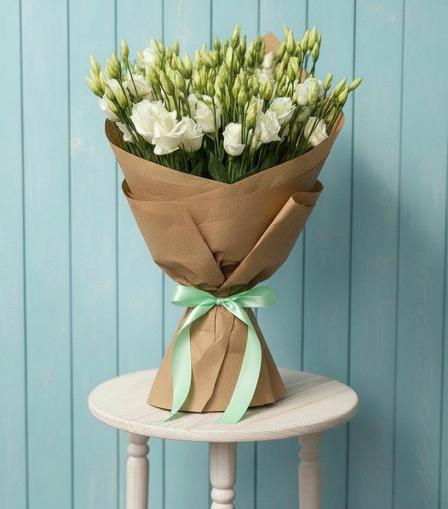 Букет цветов из: Лизиантусы в Ильинке Новокузнецк