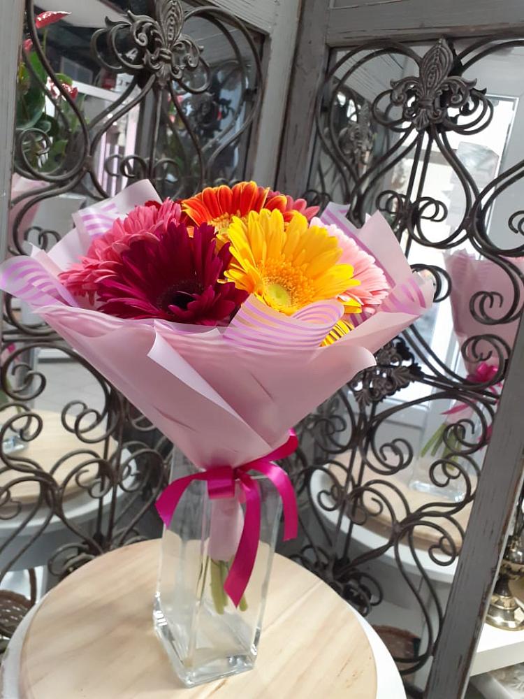 Букет цветов из: Герберы в Ильинке Новокузнецк