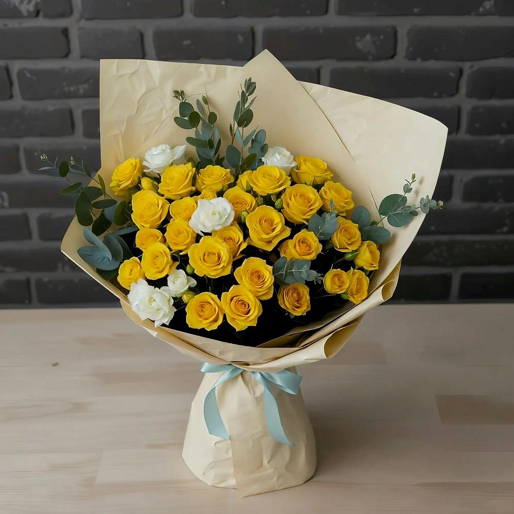 Букет цветов из: Розы в Ильинке Новокузнецк