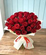 Букет 29 Красных роз в Ильинке Новокузнецк