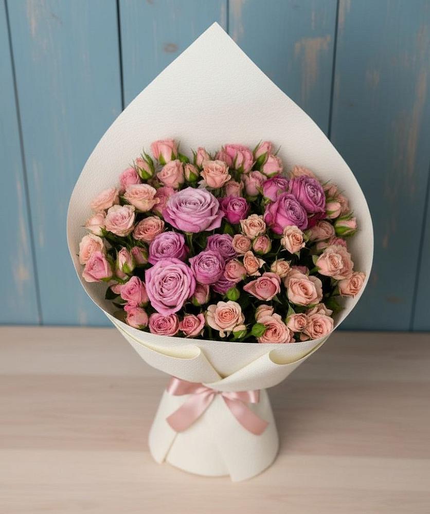 Букет цветов из: Розы в Ильинке Новокузнецк