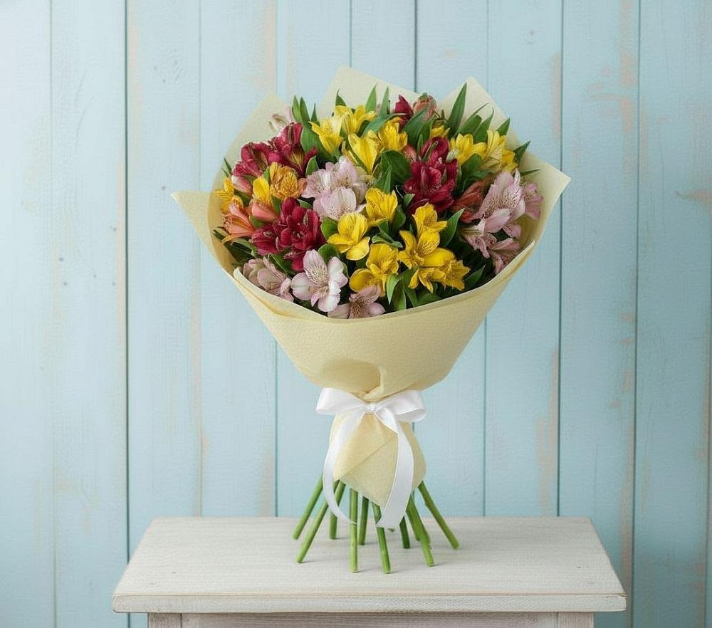 Букет цветов из: Альстромерии в Ильинке Новокузнецк