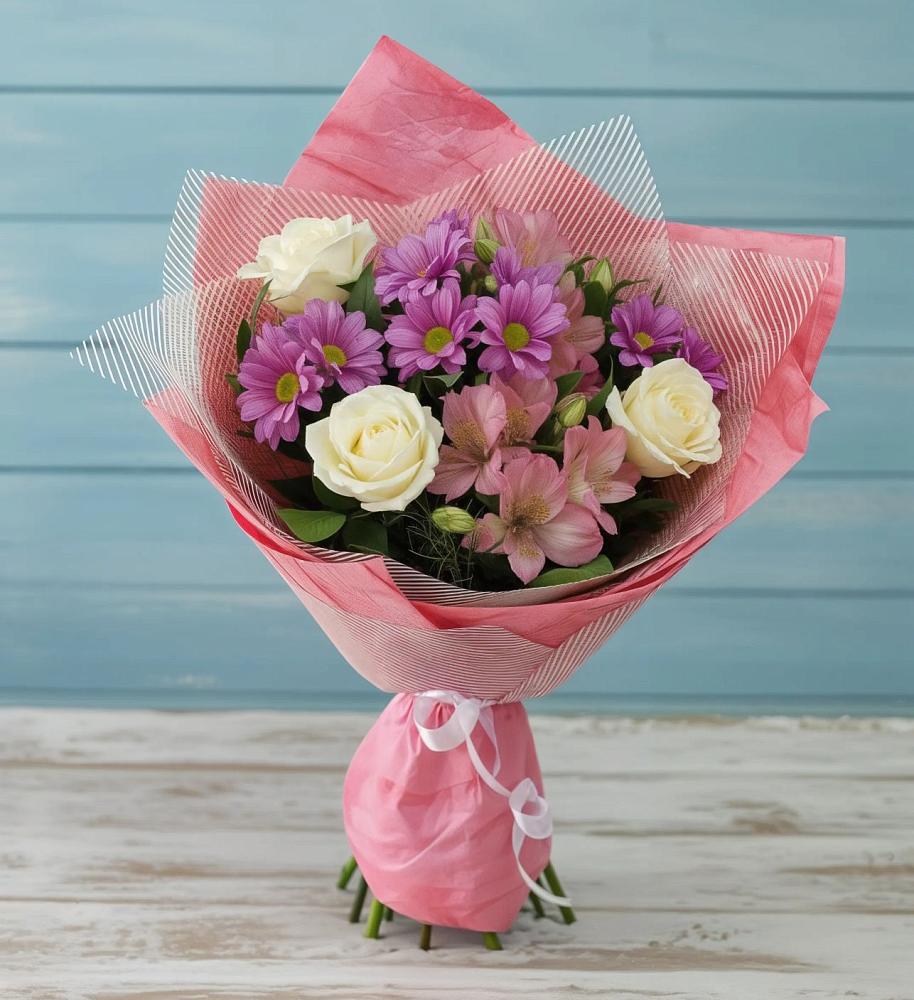 Букет цветов из: Герберы в Ильинке Новокузнецк