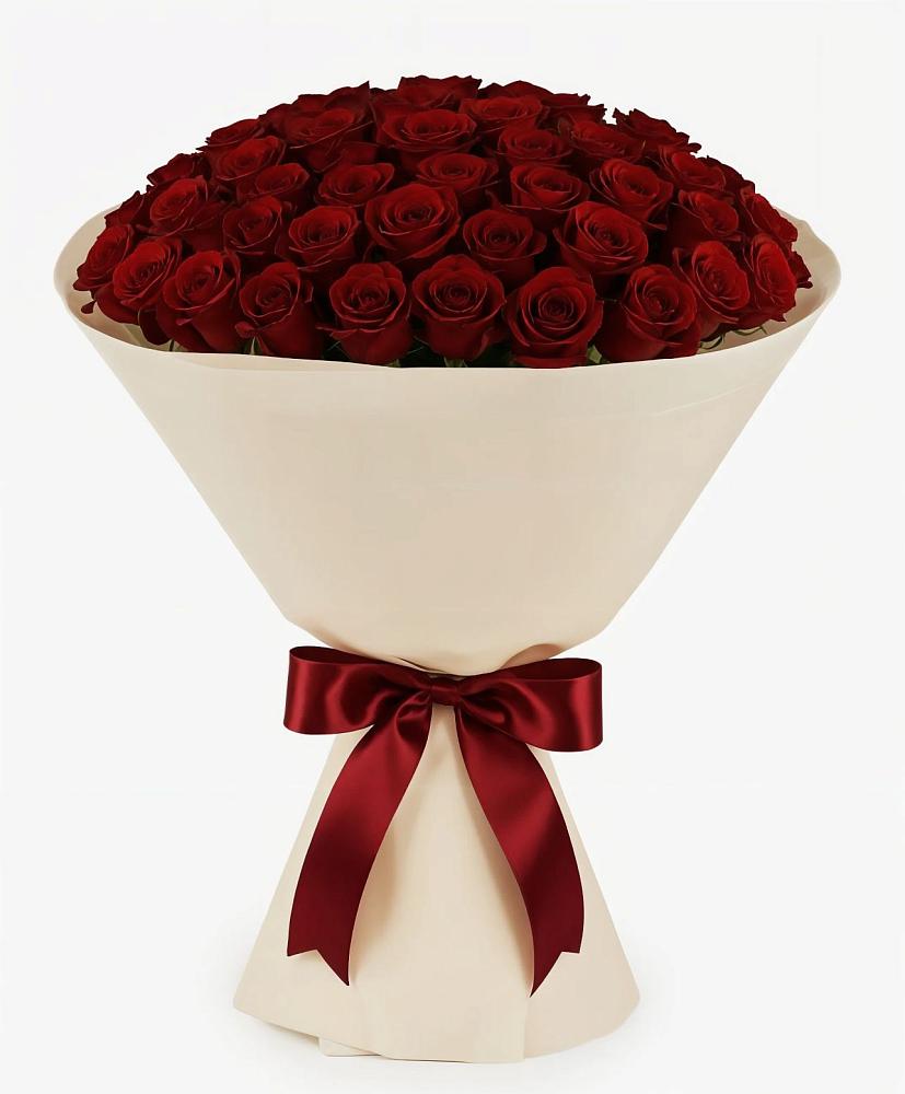 Букет 101 Бордовая роза Блэк Бакарра в Ильинке Новокузнецк