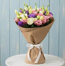 Букет цветов из:  Лизиантусы в Ильинке Новокузнецк