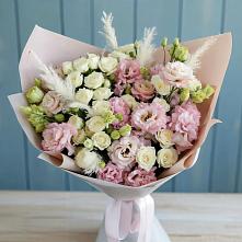 Букет цветов из:  Альстромерии и Розы в Ильинке Новокузнецк